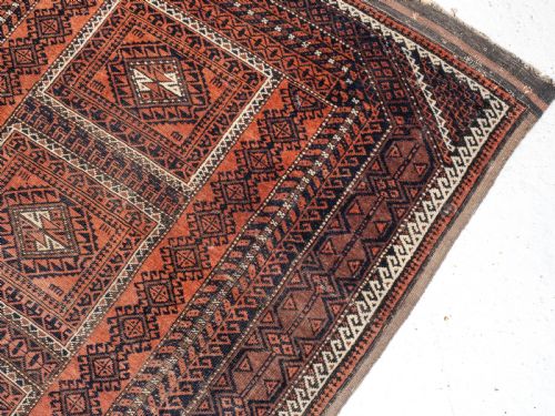 BALUCH AFGHAN RUG 6' X 3' 184X91CM PERSIAN BALUCHI BALUCH - ADDITIONAL PHOTO 6