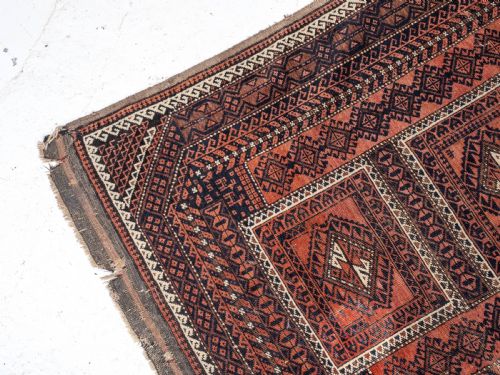 BALUCH AFGHAN RUG 6' X 3' 184X91CM PERSIAN BALUCHI BALUCH - ADDITIONAL PHOTO 8