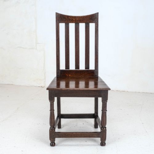 georgian dark oak country side chair early c19th george iii dining - CATEGORY: ANTIQUE CHAIRS - DATED GEORGIAN
