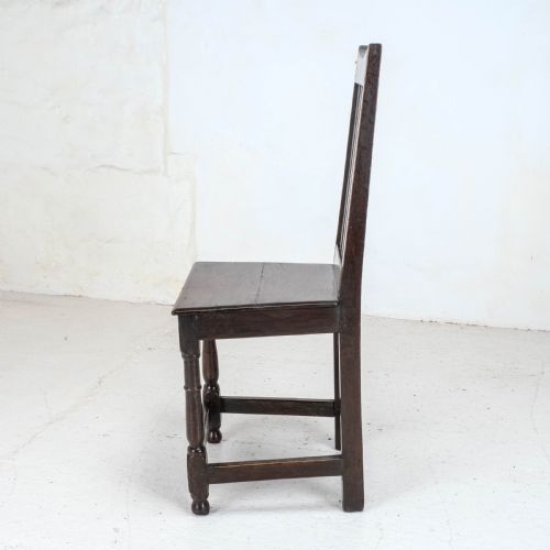 GEORGIAN DARK OAK COUNTRY SIDE CHAIR EARLY C19TH GEORGE III DINING - ADDITIONAL PHOTO 8