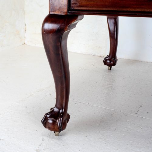 CHIPPENDALE STYLE VICTORIAN MAHOGANY 8FT EXTENDING DINING TABLE CLAW BALL FEET - ADDITIONAL PHOTO 16
