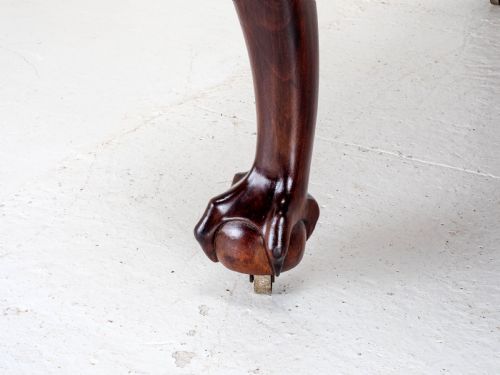 CHIPPENDALE STYLE VICTORIAN MAHOGANY 8FT EXTENDING DINING TABLE CLAW BALL FEET - ADDITIONAL PHOTO 17