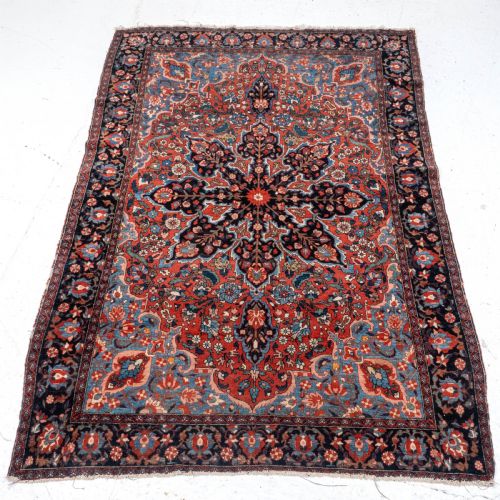 persian tabriz rug c1930 7'x4'9 2135x145cm carpet - CATEGORY: ANTIQUE RUGS - DATED 1930