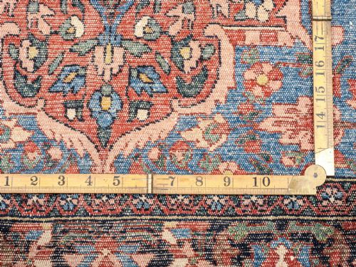 PERSIAN TABRIZ RUG C1930 7'X4'9 2135X145CM CARPET - ADDITIONAL PHOTO 10