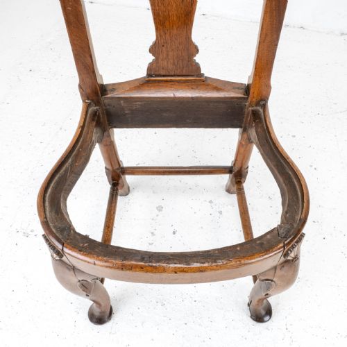 GEORGE I QUEEN ANNE EARLY C18TH CARVED WALNUT TAPESTRY UPHOLSTERED SIDE CHAIR GEORGIAN - ADDITIONAL PHOTO 18