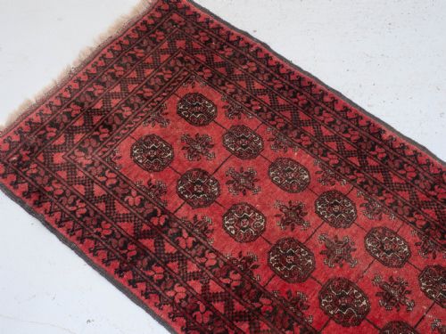 TURKMEN ERSARI AFGHAN RUNNER C1930 8'8 X 2'8 265X825CM TEKKE RUG - ADDITIONAL PHOTO 5