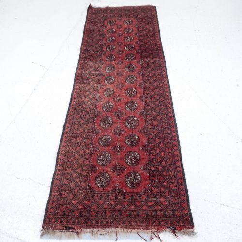 TURKMEN ERSARI AFGHAN RUNNER C1930 8'8 X 2'8 265X825CM TEKKE RUG - ADDITIONAL PHOTO 8