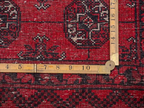 TURKMEN ERSARI AFGHAN RUNNER C1930 8'8 X 2'8 265X825CM TEKKE RUG - ADDITIONAL PHOTO 9