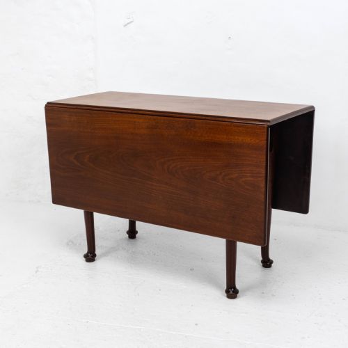 GEORGE I PAD FOOT MAHOGANY DROP LEAF DINING TABLE C1720 GEORGIAN - ADDITIONAL PHOTO 3