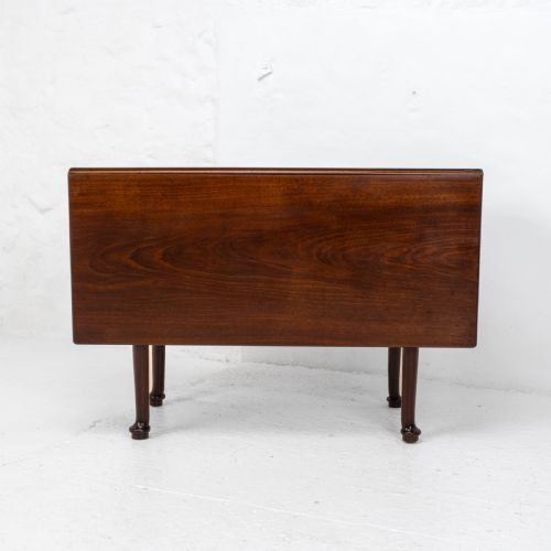 GEORGE I PAD FOOT MAHOGANY DROP LEAF DINING TABLE C1720 GEORGIAN - ADDITIONAL PHOTO 4
