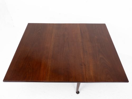 GEORGE I PAD FOOT MAHOGANY DROP LEAF DINING TABLE C1720 GEORGIAN - ADDITIONAL PHOTO 5