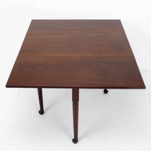 GEORGE I PAD FOOT MAHOGANY DROP LEAF DINING TABLE C1720 GEORGIAN - ADDITIONAL PHOTO 6