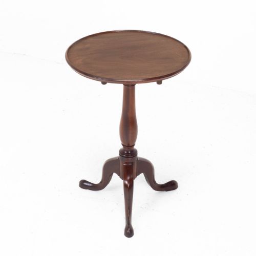 georgian mahogany dish top tripod wine table c1800 george iii tilttop side - CATEGORY: ANTIQUE TABLES - DATED GEORGIAN