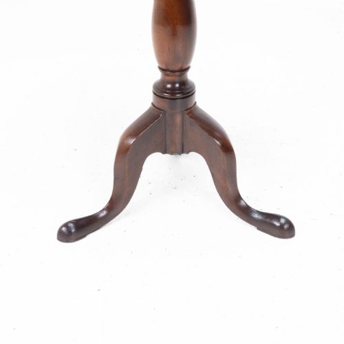 GEORGIAN MAHOGANY DISH TOP TRIPOD WINE TABLE C1800 GEORGE III TILTTOP SIDE - ADDITIONAL PHOTO 7