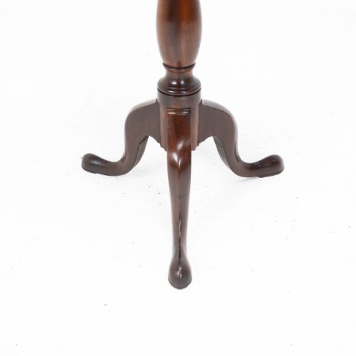 GEORGIAN MAHOGANY DISH TOP TRIPOD WINE TABLE C1800 GEORGE III TILTTOP SIDE - ADDITIONAL PHOTO 8