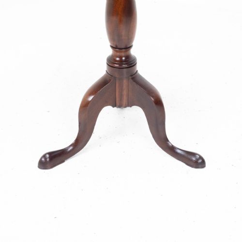 GEORGIAN MAHOGANY DISH TOP TRIPOD WINE TABLE C1800 GEORGE III TILTTOP SIDE - ADDITIONAL PHOTO 11