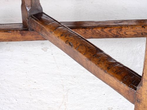 LATE C17TH EARLY C18TH OAK GATELEG DROP LEAF COUNTRY DINING TABLE 8 SEATER - ADDITIONAL PHOTO 10