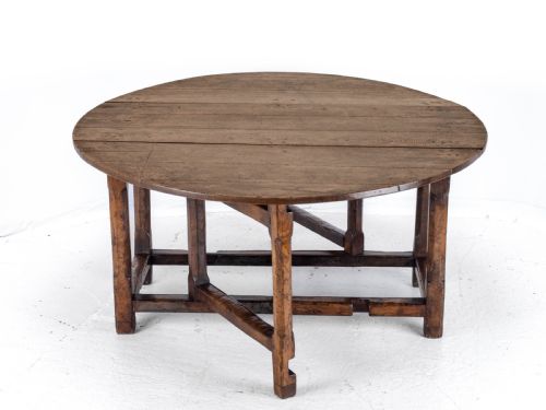 LATE C17TH EARLY C18TH OAK GATELEG DROP LEAF COUNTRY DINING TABLE 8 SEATER - ADDITIONAL PHOTO 17
