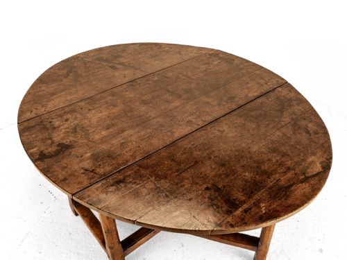 LATE C17TH EARLY C18TH OAK GATELEG DROP LEAF COUNTRY DINING TABLE 8 SEATER - ADDITIONAL PHOTO 23