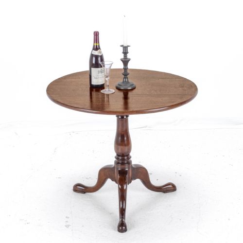 GEORGIAN OAK COUNTRY TRIPOD SUPPER TABLE C1770 GEORGE III TILTTOP SIDE LAMP - ADDITIONAL PHOTO 1