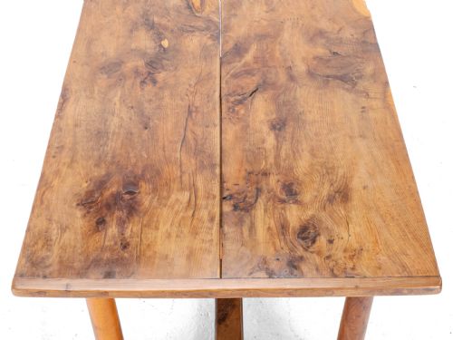 YEW WOOD C17TH STYLE COUNTRY REFECTORY DINING TABLE - ADDITIONAL PHOTO 17