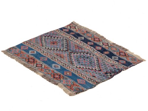 SHAHSAVAN MAFRASH SOUMAK FLAT WEAVE PANEL BAG FACE 2'5X2'9 735X83CM SUMAK RUG - ADDITIONAL PHOTO 1