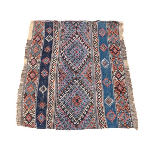 SHAHSAVAN MAFRASH SOUMAK FLAT WEAVE PANEL BAG FACE 2'5X2'9 735X83CM SUMAK RUG - ADDITIONAL PHOTO 2