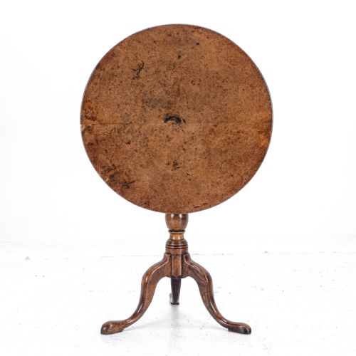 C18TH BURR ELM TRIPOD SUPPER TABLE COUNTRY GEORGIAN GEORGE III - ADDITIONAL PHOTO 4