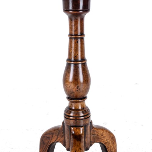 C18TH BURR ELM TRIPOD SUPPER TABLE COUNTRY GEORGIAN GEORGE III - ADDITIONAL PHOTO 7