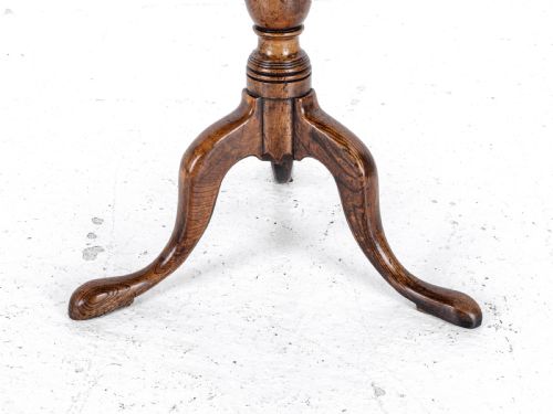 C18TH BURR ELM TRIPOD SUPPER TABLE COUNTRY GEORGIAN GEORGE III - ADDITIONAL PHOTO 13