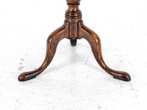 C18TH BURR ELM TRIPOD SUPPER TABLE COUNTRY GEORGIAN GEORGE III - ADDITIONAL PHOTO 15