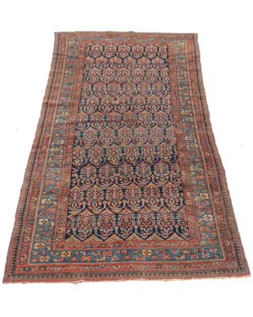 northwest persian hamadan rug late c19th 7'1 x 3'9 216x115cm carpet - CATEGORY: ANTIQUE RUGS - DATED 19TH CENTURY