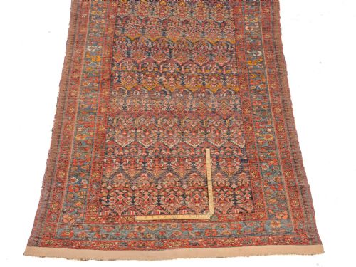 NORTHWEST PERSIAN HAMADAN RUG LATE C19TH 7'1 X 3'9 216X115CM CARPET - ADDITIONAL PHOTO 12