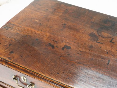 ELM GEORGIAN CHEST OF DRAWERS C1760 GEORGE III COUNTRY - ADDITIONAL PHOTO 14
