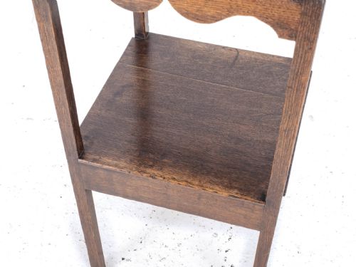 GEORGIAN OAK SIDE TABLE WITH SHELF STAND EARLY C19TH COUNTRY GEORGE III - ADDITIONAL PHOTO 9