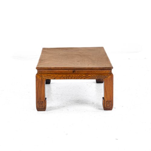 CHINESE ELM KANG TABLE EARLY C20TH LOW COFFEE OPIUM QING - ADDITIONAL PHOTO 8