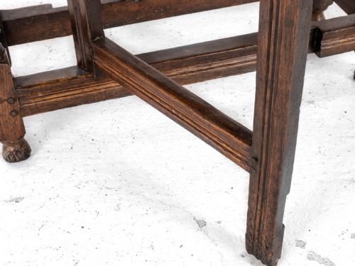 C17TH LATER OAK SMALL GATELEG DROPLEAF TABLE DINING OCCASIONAL BREAKFAST - ADDITIONAL PHOTO 13