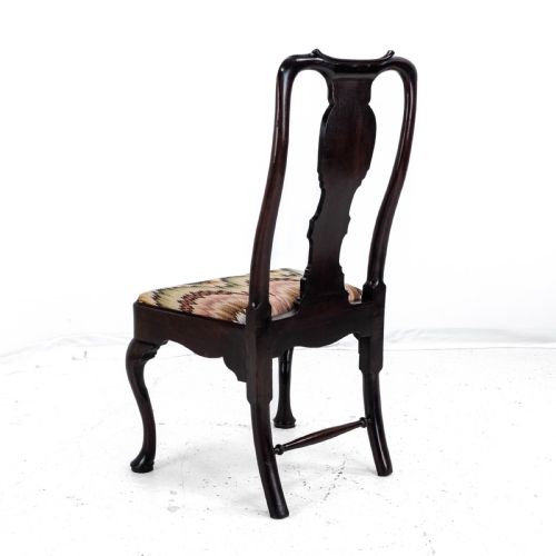 GEORGE II MAHOGANY SIDEDINING CHAIR C1730 QUEEN ANNE GEORGIAN CARVED CABRIOLE LEGS - ADDITIONAL PHOTO 7