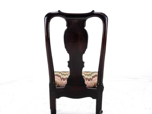 GEORGE II MAHOGANY SIDEDINING CHAIR C1730 QUEEN ANNE GEORGIAN CARVED CABRIOLE LEGS - ADDITIONAL PHOTO 11