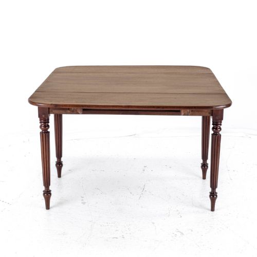GEORGE IV MAHOGANY PEMBROKE DROP LEAF BREAKFAST DINING TABLE WITH DRAWER C1820 GEORGIAN REGENCY - ADDITIONAL PHOTO 6