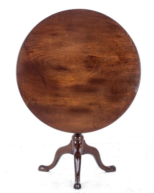 georgian c18th mahogany birdcage tripod supper table george iii - CATEGORY: ANTIQUE TABLES - DATED 18TH CENTURY