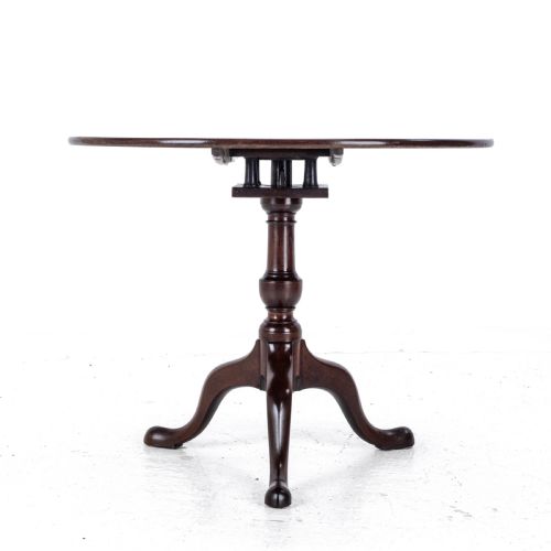 GEORGIAN C18TH MAHOGANY BIRDCAGE TRIPOD SUPPER TABLE GEORGE III - ADDITIONAL PHOTO 2