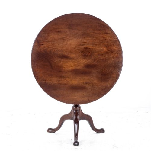 GEORGIAN C18TH MAHOGANY BIRDCAGE TRIPOD SUPPER TABLE GEORGE III - ADDITIONAL PHOTO 4