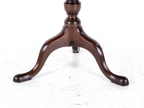 GEORGIAN C18TH MAHOGANY BIRDCAGE TRIPOD SUPPER TABLE GEORGE III - ADDITIONAL PHOTO 7
