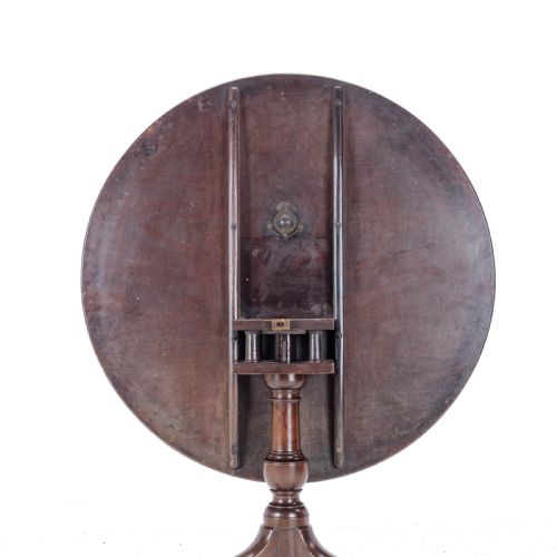 GEORGIAN C18TH MAHOGANY BIRDCAGE TRIPOD SUPPER TABLE GEORGE III - ADDITIONAL PHOTO 13