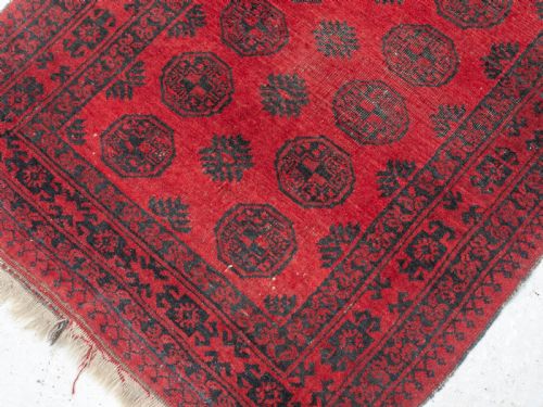 AFGHAN TURKMEN BOKHARA TEKKE RUG C1930 6'2 X 3'5 188X104CM BUKHARA TURKOMEN - ADDITIONAL PHOTO 7