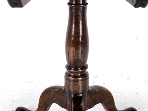 C18TH OAK COUNTRY TRIPOD TILTTOP SUPPER TABLE GEORGE IIIII GEORGIAN - ADDITIONAL PHOTO 9