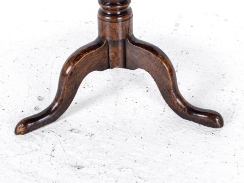 C18TH OAK COUNTRY TRIPOD TILTTOP SUPPER TABLE GEORGE IIIII GEORGIAN - ADDITIONAL PHOTO 13