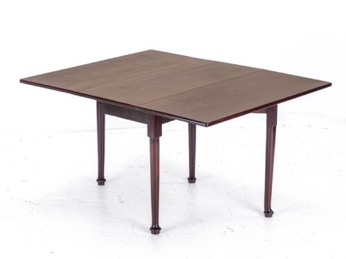 GEORGE I PAD FOOT MAHOGANY DROP LEAF GATELEG DINING TABLE C1720 GEORGIAN - ADDITIONAL PHOTO 4