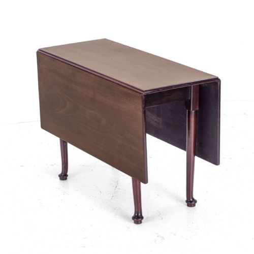 GEORGE I PAD FOOT MAHOGANY DROP LEAF GATELEG DINING TABLE C1720 GEORGIAN - ADDITIONAL PHOTO 14